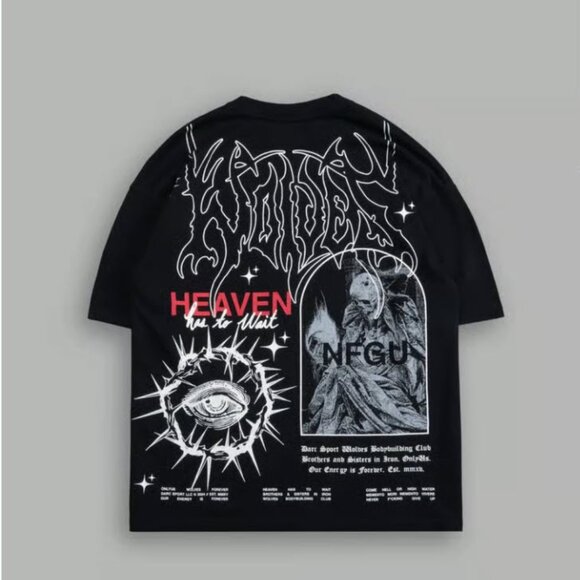 Darc Sport Other - Darc Sport OVERCOME MORTALITY "PREMIUM" OVERSIZED TEE IN BLACK, MEDIUM